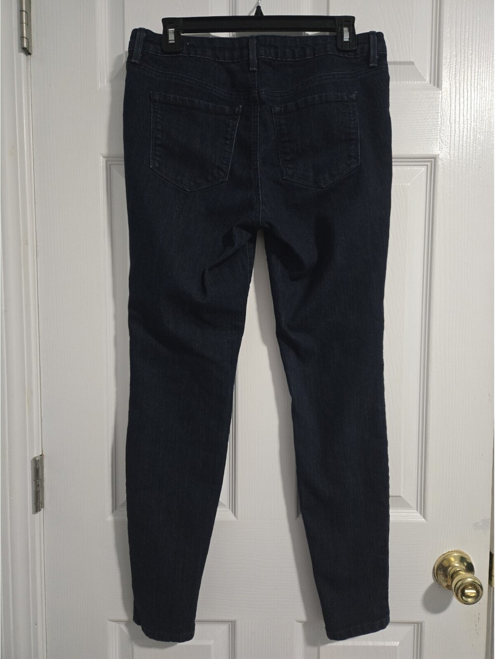 Jessica Simpson Kiss Me Super Skinny Jeans Womens Size 10 / 30 Dark Wash Stretch - Picture 6 of 15